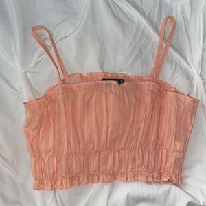 Pink crop top